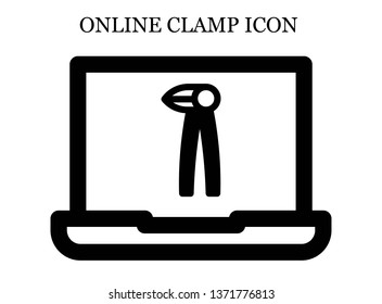 online Pliers icon. Editable online Pliers icon for web or mobile.