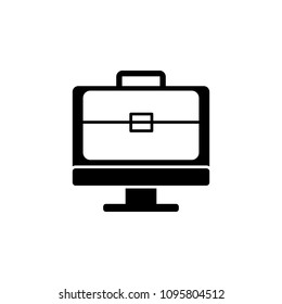 online portfolio icon. Element of web icon for mobile concept and web apps. Isolated online portfolio icon can be used for web and mobile on white background