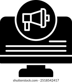 Design De Ícone De Vetor De Pr Glyph Online