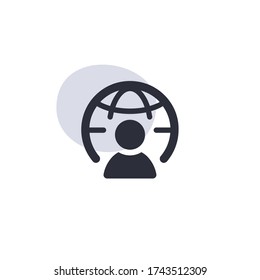 Online Profile - Modern Icon (Pictogram)