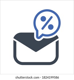 Online-Promotion-Symbol, Vektorgrafik