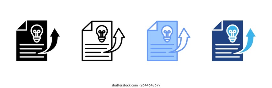 Online Proposal icon sheet multiple style collection