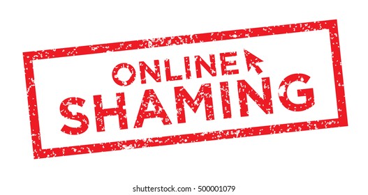 Online or Public Shaming Graphic