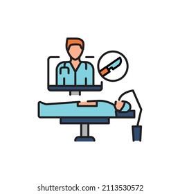 Online purchase medicines color line icon. Pictogram for web page