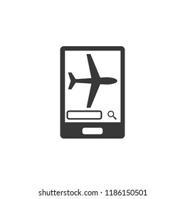 online purchase of plane ticket icon. Element of airport icon. Premium quality graphic design icon. Signs and symbols collection icon for websites, web design, mobile app  on white background