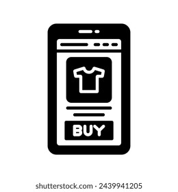 Online Purchasing  icon in vector. Logotype
