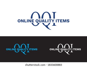 Online Quality Items Logo or Icon Design  Vector Image Template