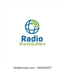 Online Radio Business Company Logo Design Stock Vector (Royalty Free ...