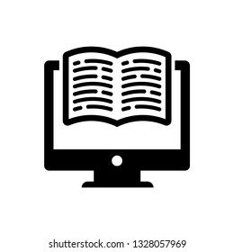 Online Reading Book Icon