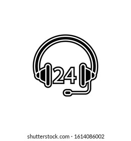 Online reception icon. Simple glyph, flat vector of global logistics icons for ui and ux, website or mobile application