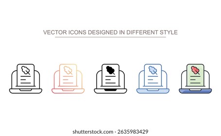 Ícone de receita on-line design com fundo branco ilustração stock