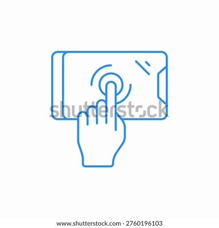online recognition icon sign vector
