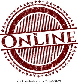Online red rubber stamp