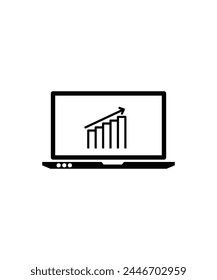 online report icon, vector best flat icon.