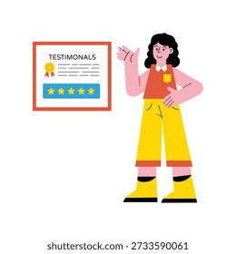 Online Review Vector illustration. EPS 10 file		