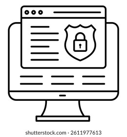 Online Safety and Cybersecurity Vector Icon design,  firewall, malware detection, virus shield