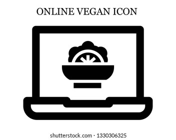 online Salad icon. Editable online Salad icon for web or mobile.