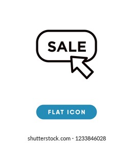 Online sale cyber monday vector icon