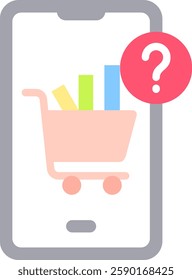 Online Sales Icon Element For Design