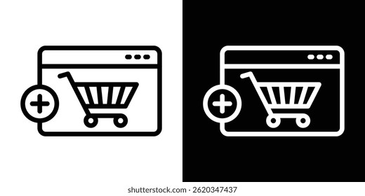 Online sales icon vector for web and mobile app. Symbol isolated.