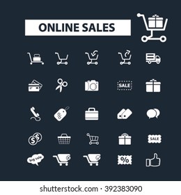 online sales icons
