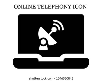 online Satellite icon. Editable online Satellite icon for web or mobile.