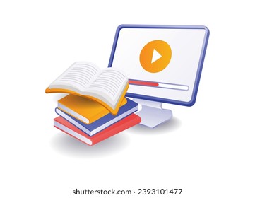 Online school with video tutorials