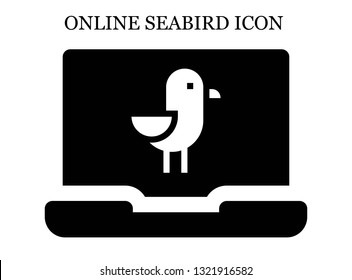 online Seagull icon. Editable online Seagull icon for web or mobile.