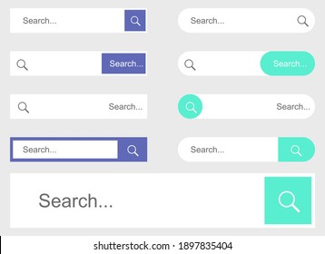 Online search box vector design illustration isolated on grey background