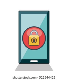 online security flat icons