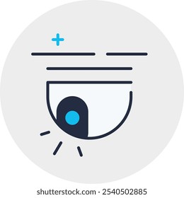 Online Security Logo Vector Icon. Protection Cyber Security