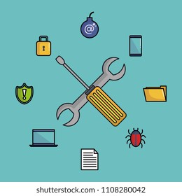 online security set icons