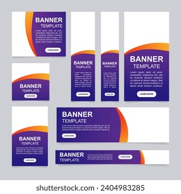 Online seminar site web banner design template. Vector flyer with text space. Advertising placard with customized copyspace. Promotional printable poster for advertising. Graphic layout