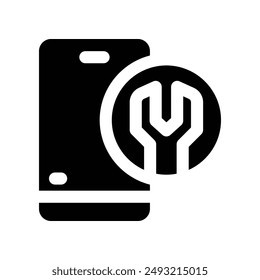 online service icon. vector glyph icon for your website, mobile, presentation, and logo design.