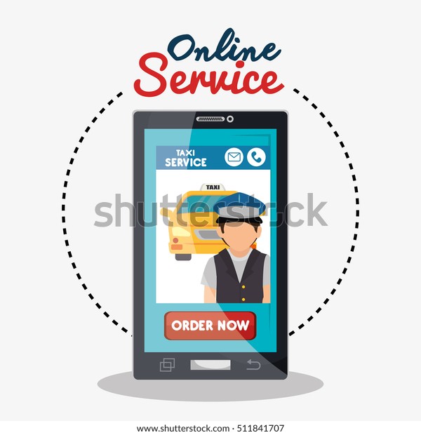 online service taxi\
driver