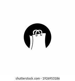 Online Shop bag logo design template