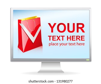 Online shop concept