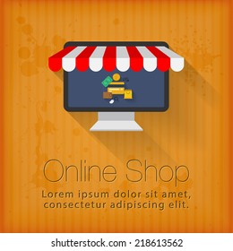 Online shop concept design