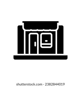 online shop glyph icon. vector icon for your website, mobile, presentation, and logo design.