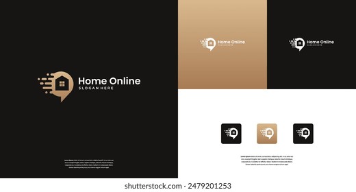 online shop and home real estate logo design inspiration.