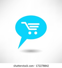 Online shop icon