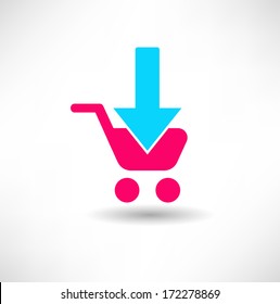 Online shop icon