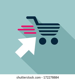 Online shop icon