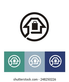 Online shop icon
