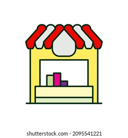 online shop icon design vector templates white on background