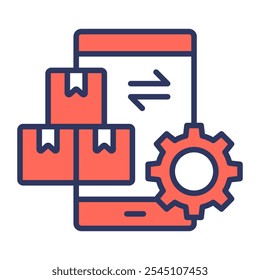 Online Shop Icon Element For Design