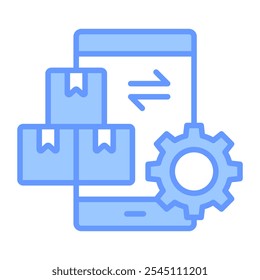 Online Shop Icon Element For Design