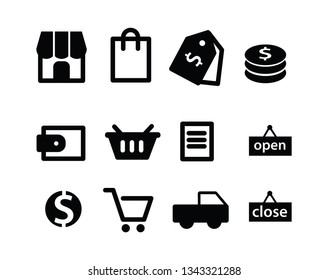 Online Shop Icon Set