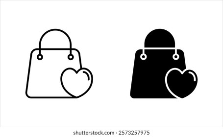 online shop icon set, on white background.