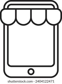Online shop icon. shopping vector icon
